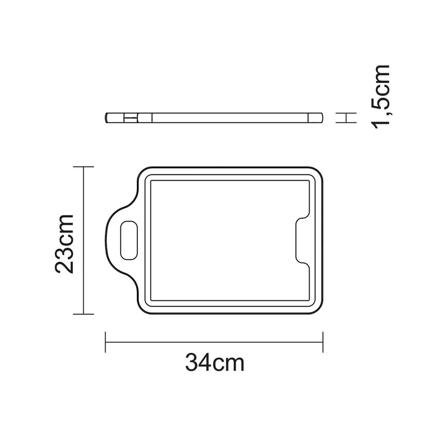 Tramontina Cutting And Serving Board (L34xW23xH1.5cm)
