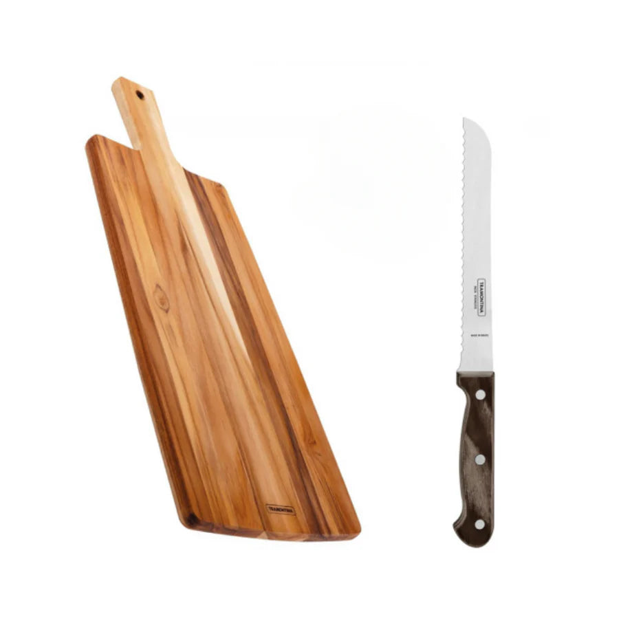 Tramontina Cutting Board and Knife Set