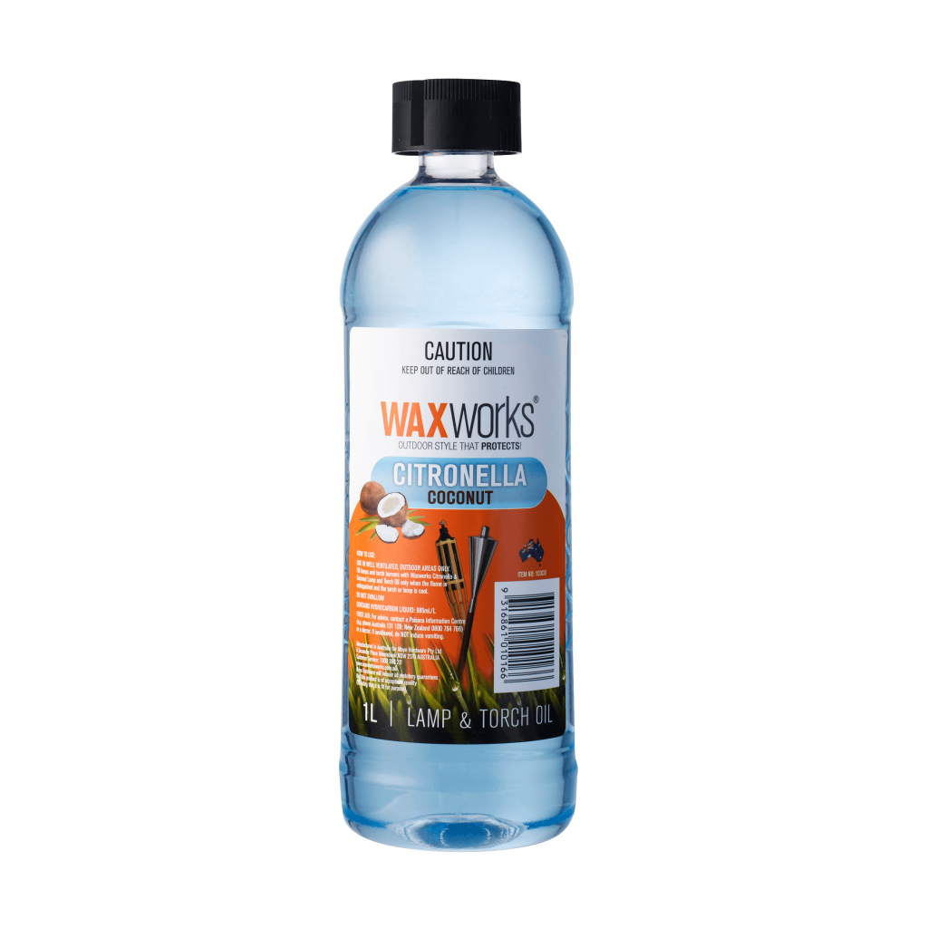 Waxworks Citronella Lamp & Torch Oil With Coconut 1L