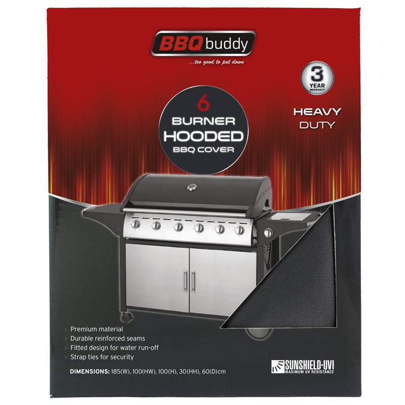 BBQ Cover 6 burner Heavy Duty, Bbq Buddy - BBQ Warehouse