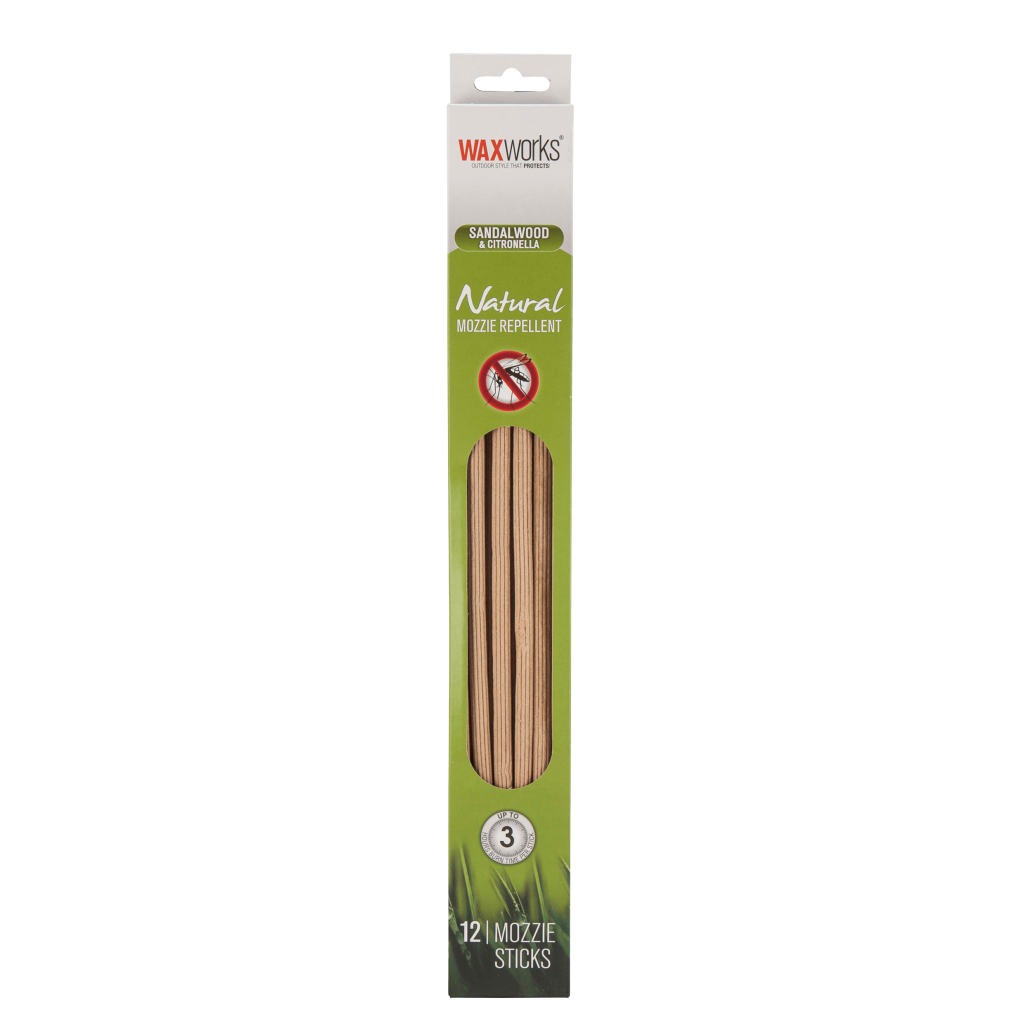 Waxworks Natural Mozzie Repellent Mozzie Sticks