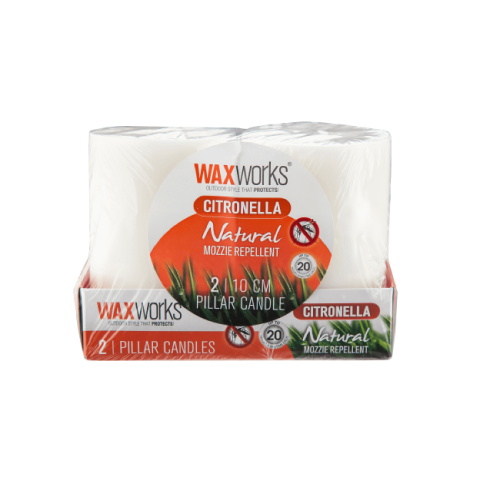 Waxworks Pillar Candles 10cm