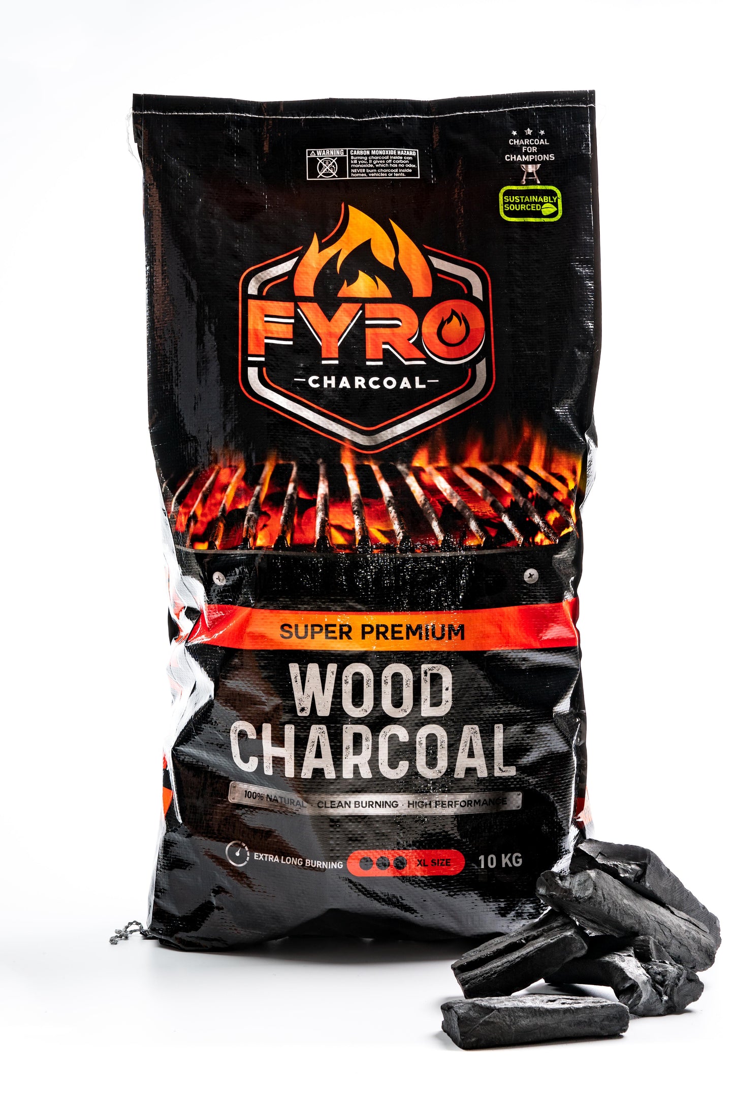 FYRO Premium Fruit Wood Lump Charcoal