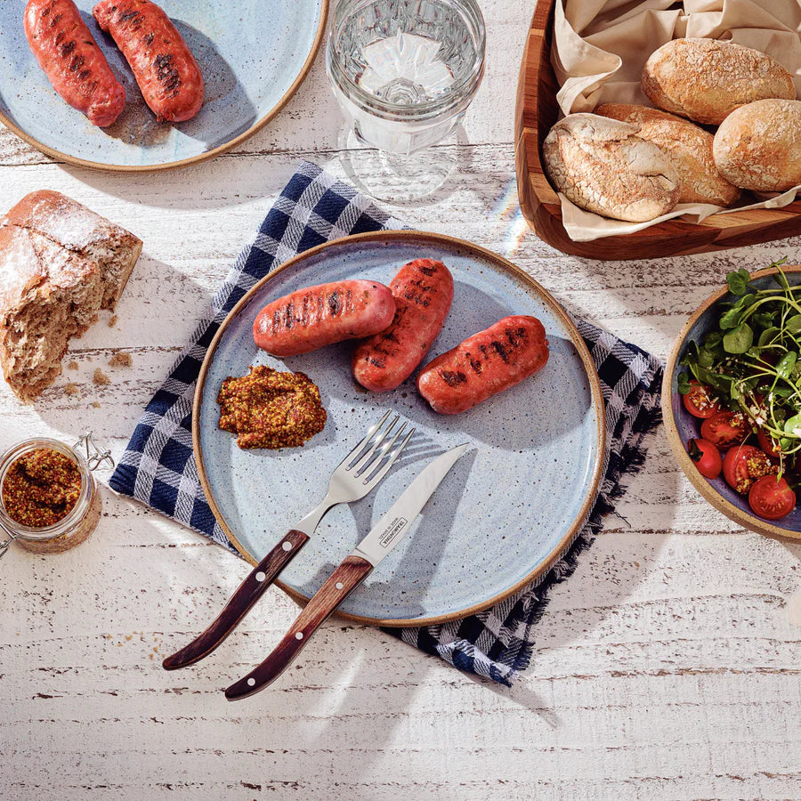 Tramontina Churrasco Steak Flatware Set, 4pcs, Stainless Steel