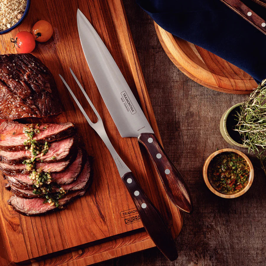 Tramontina Churrasco 2 Piece Barbecue Set