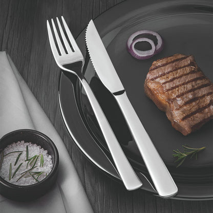 Tramontina Oslo 8 Pieces Steak Set, Fork/Knife/Barbecue/Stainless Steel/Flatware