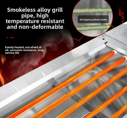Stainless Steel Smokeless Built in Electric Grill