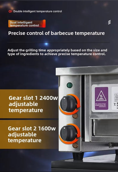 Stainless Steel Smokeless Built in Electric Grill