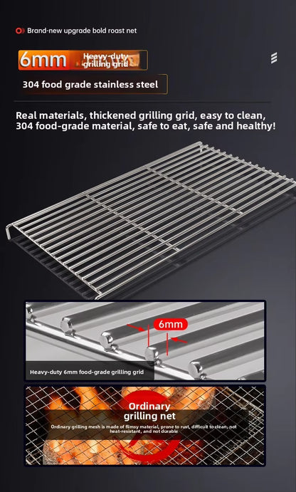 Stainless Steel Smokeless Built in Electric Grill