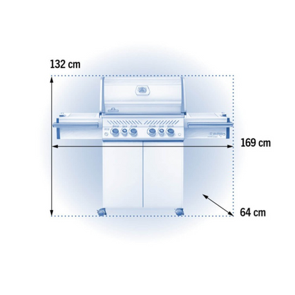 Napolean Prestige Pro 500 RSIB with Infrared Side and Rear Burner