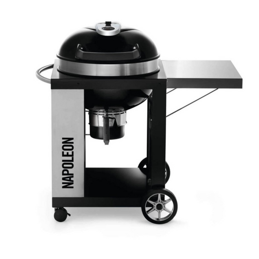 NAPOLEON PRO 22″ CHARCOAL KETTLE GRILL WITH CART