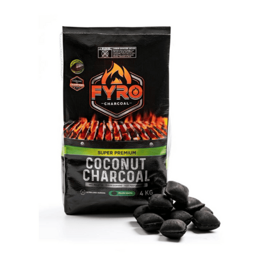 FYRO, Premium Coconut Charcoal Briquettes