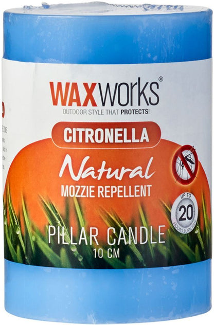 Waxworks Pillar Candle 10cm