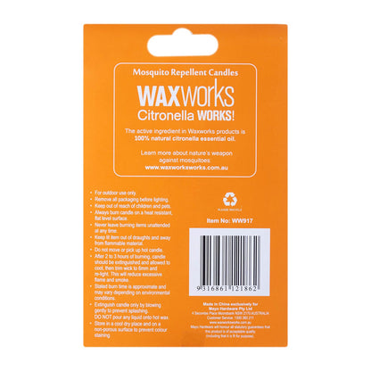 Waxworks Citronella Tea Lights - Candles