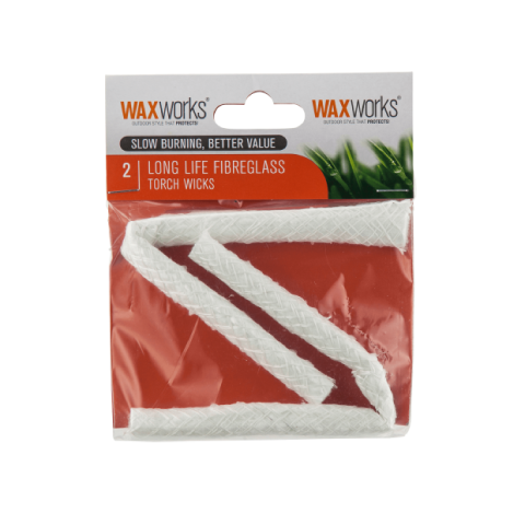 Waxworks Long LIfe Fibreglass - Torch Wicks