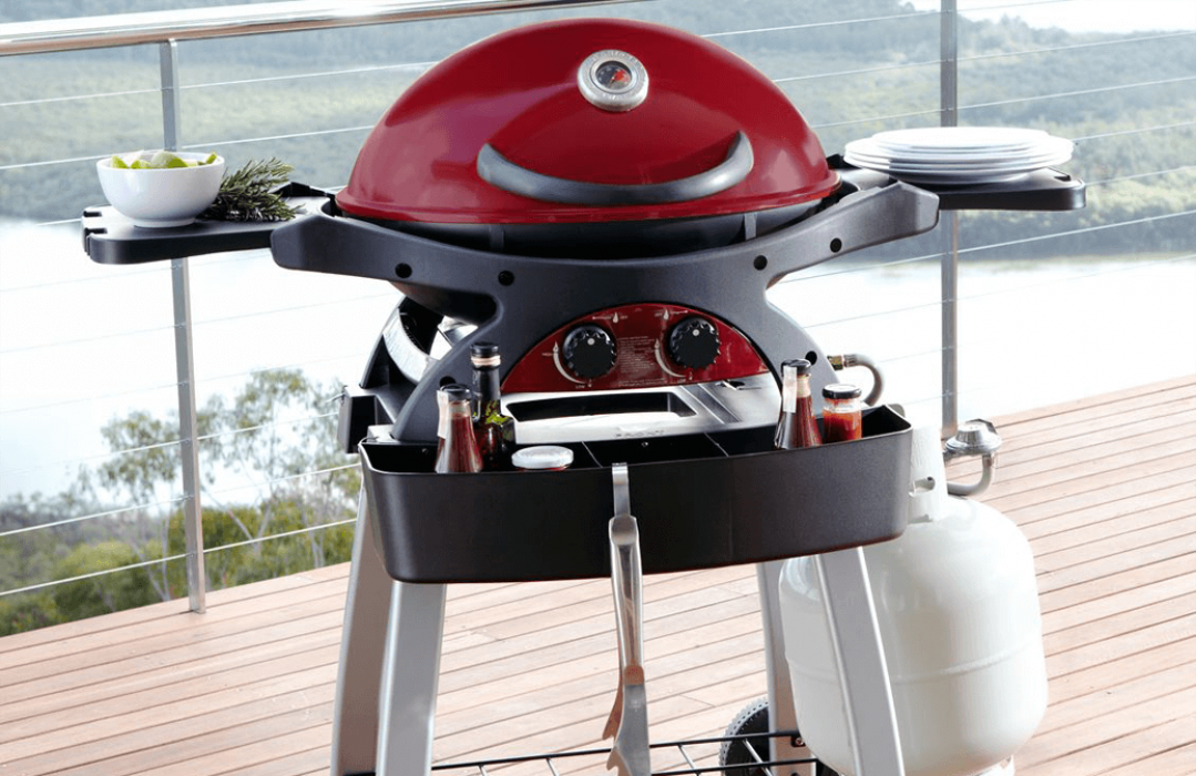 Ziggy by Ziegler & Brown Twin Grill LP Gas Model - Chilli Red